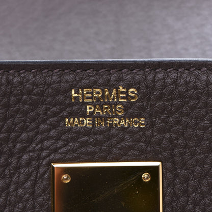 Hermes Togo Birkin 40 Chocolate 23 of 34