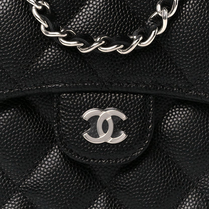 Chanel Caviar Quilted Classic Phone Holder Black 9 of 12