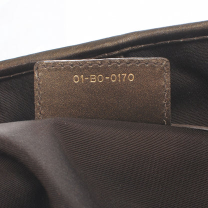 Christian Dior Coated Canvas Cannage Medium Panarea Tote Bronze 8 of 8