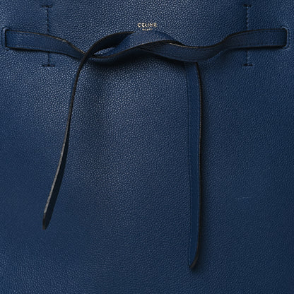 Celine Soft Grained Calfskin Small Belt Cabas Phantom Dark Blue 8 of 12