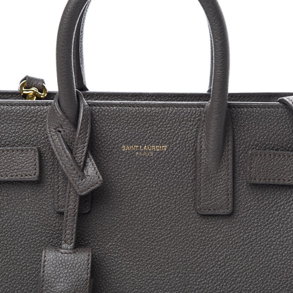 Saint Laurent Grained Calfskin Nano Sac De Jour Coal 12 of 12
