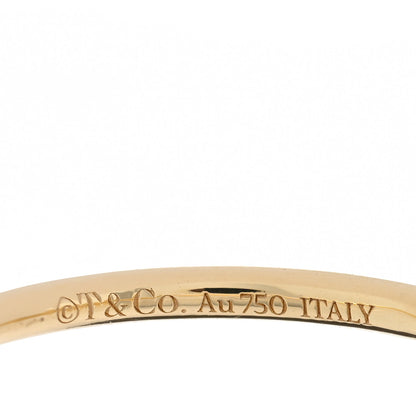 Tiffany 18K Yellow Gold Diamond T Wire Ring 52 6 4 of 4