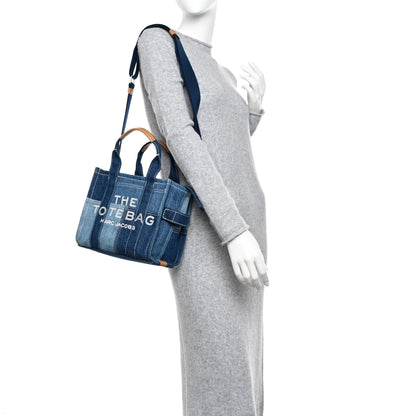 Marc Jacobs Denim Canvas Small Tote Bag Blue 2 of 13