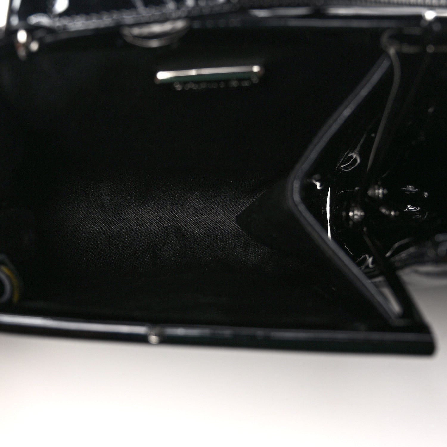 Chanel Patent Split Frame Bag Black 5 of 10