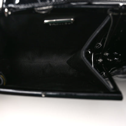 Chanel Patent Split Frame Bag Black 5 of 10