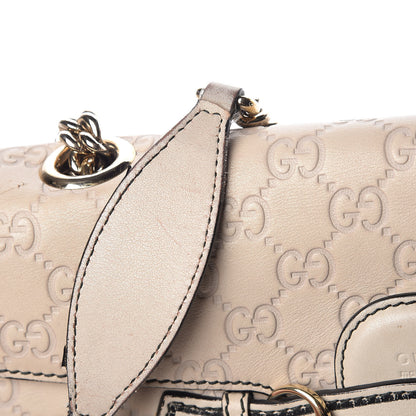 Gucci Guccissima Signature Medium Emily Chain Shoulder Bag Mystic White 19 of 19