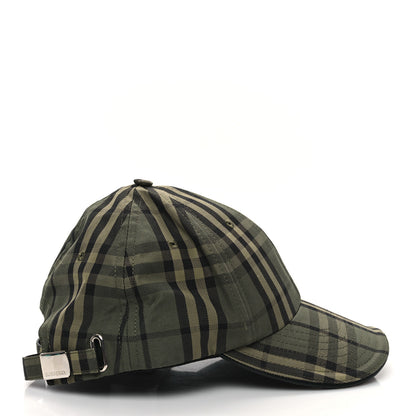 Burberry Cotton Icon Check Baseball Hat M Green 6 of 9