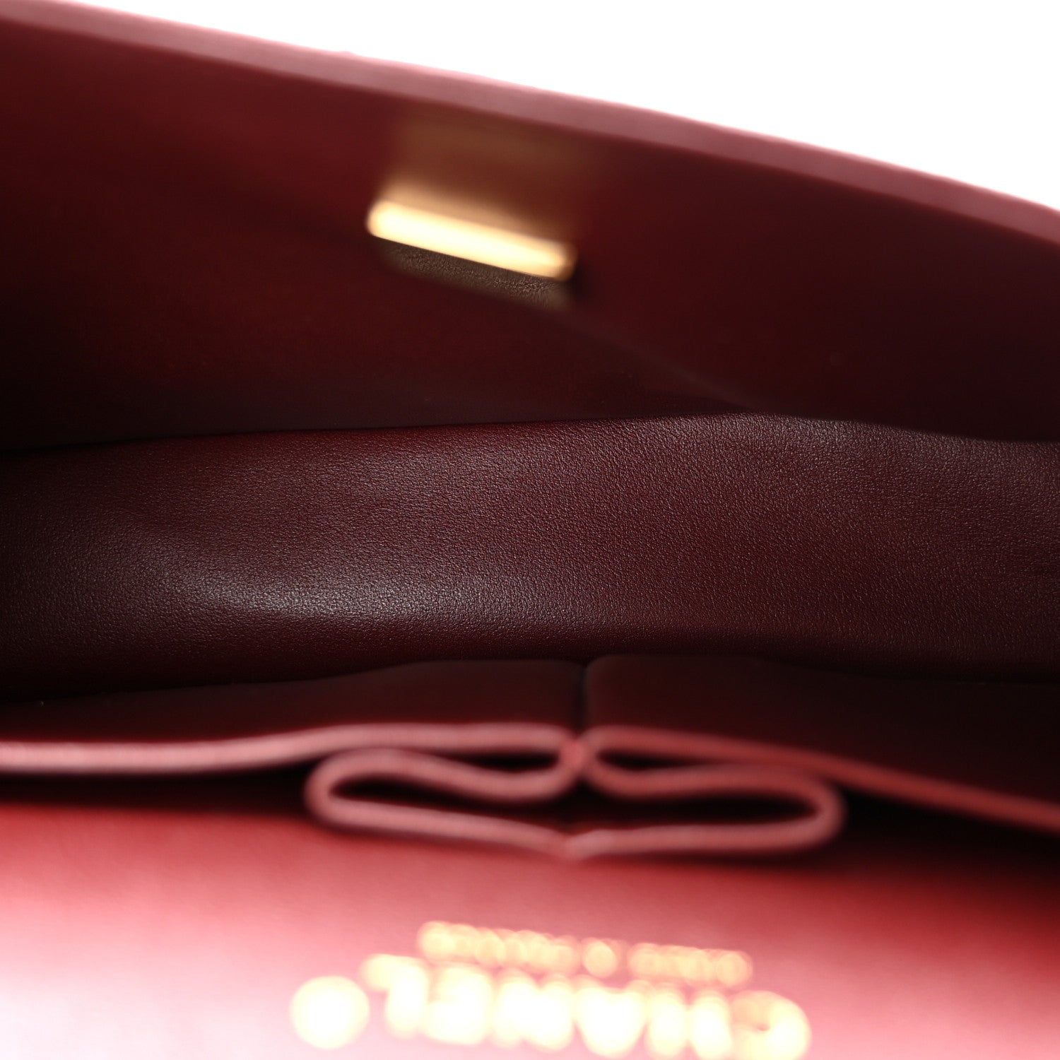 Chanel Caviar Quilted Medium Double Flap Burgundy 5 of 11