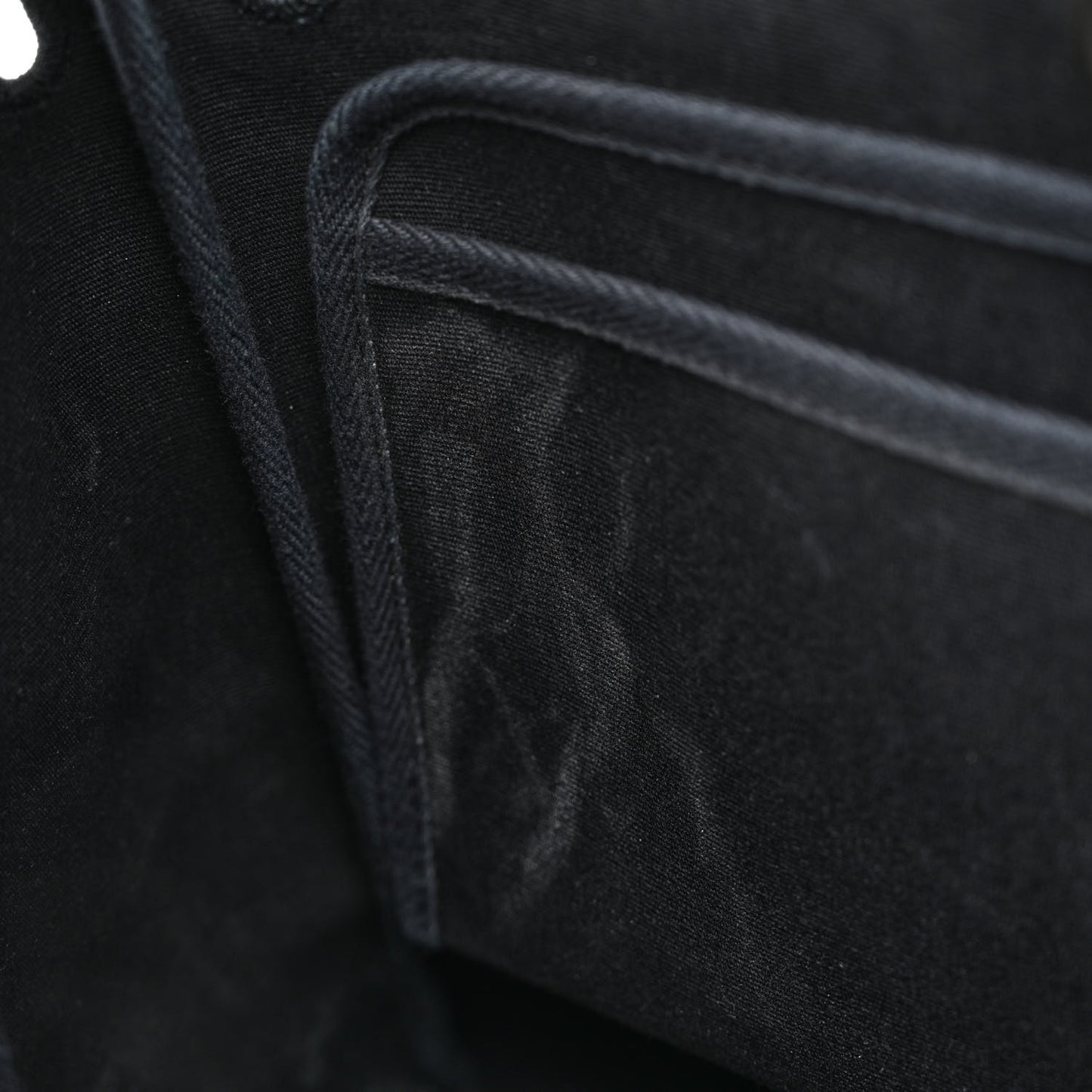 Toile Vache Calfskin Herbag 30 PM Ficelle Black