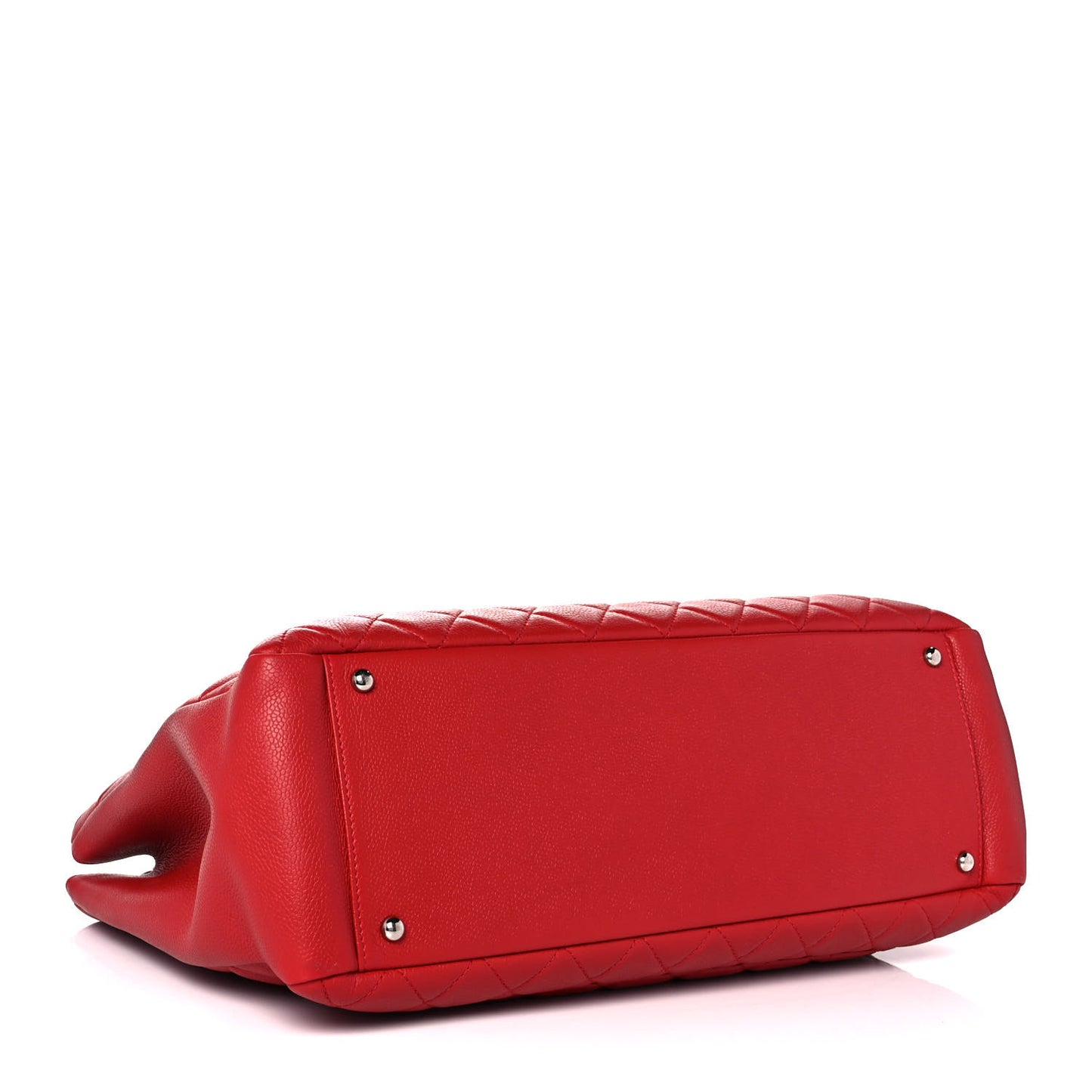 Caviar Quilted XL Grand Shopping Tote GST Red