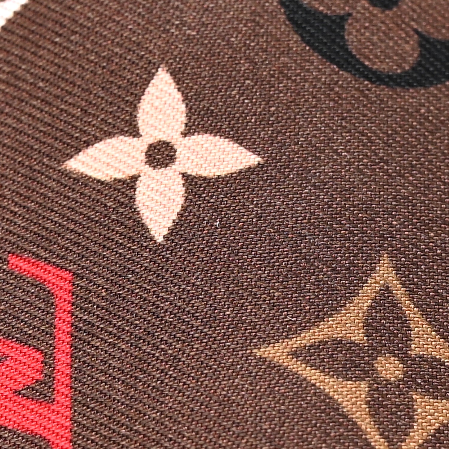 Louis Vuitton Silk Monogram Skyline Bandeau Marron 9 of 9