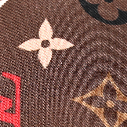 Louis Vuitton Silk Monogram Skyline Bandeau Marron 9 of 9