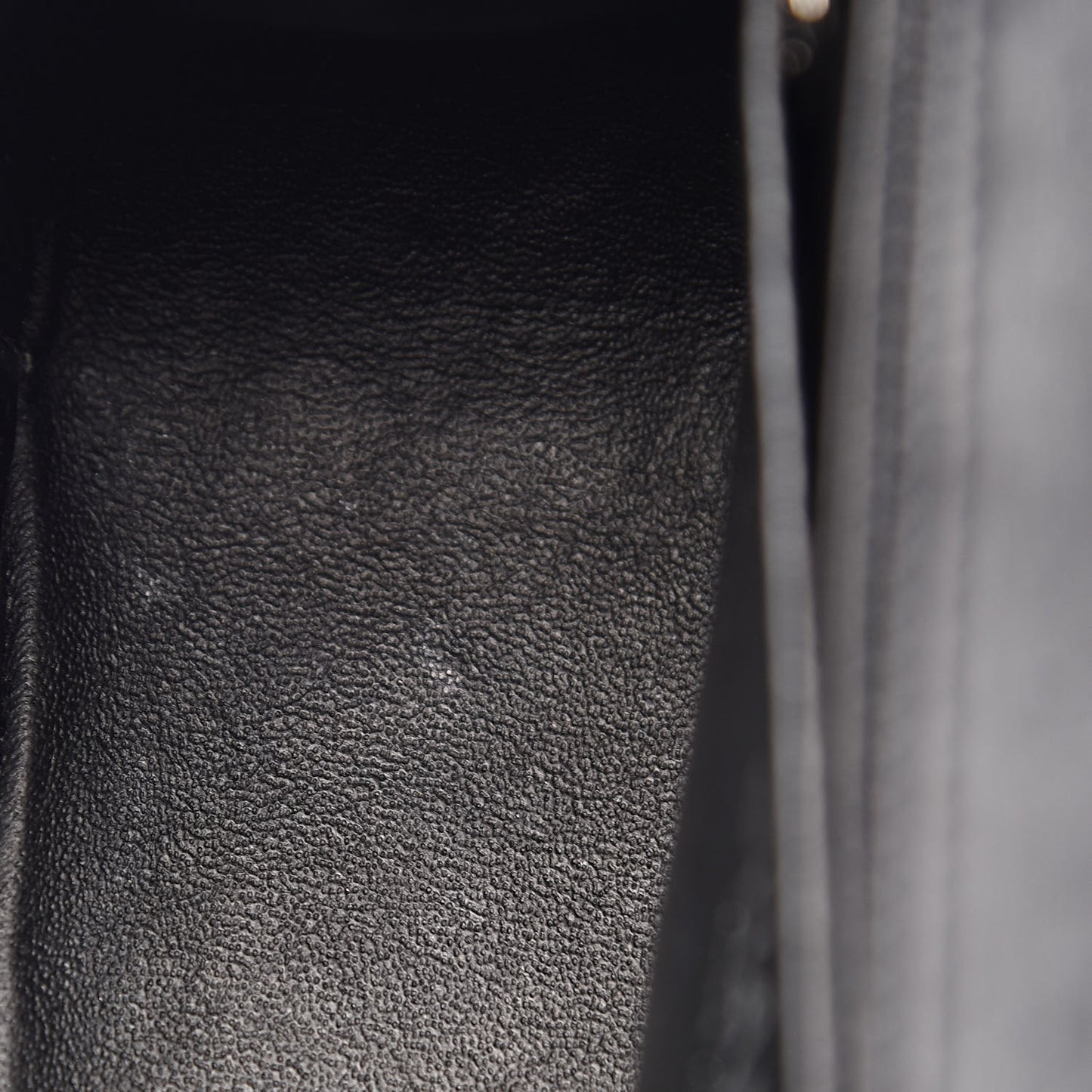 Patent Calfskin Sparkle Quilted Mini Square Flap Black