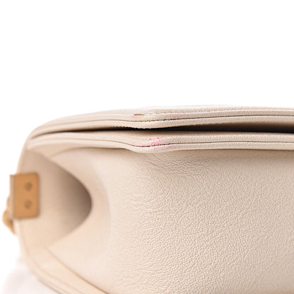 Chanel Caviar Quilted Medium Boy Flap Ivory 9 of 11