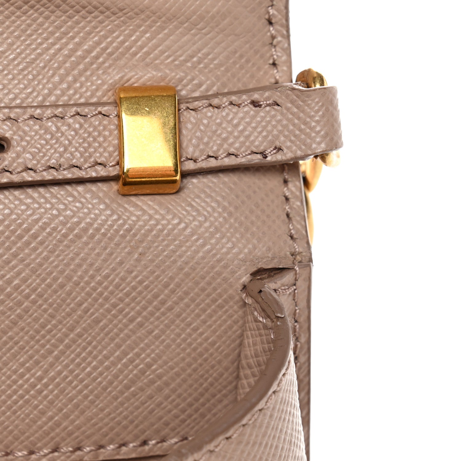 Prada Saffiano Chain Crossbody Bag Cipria 10 of 11