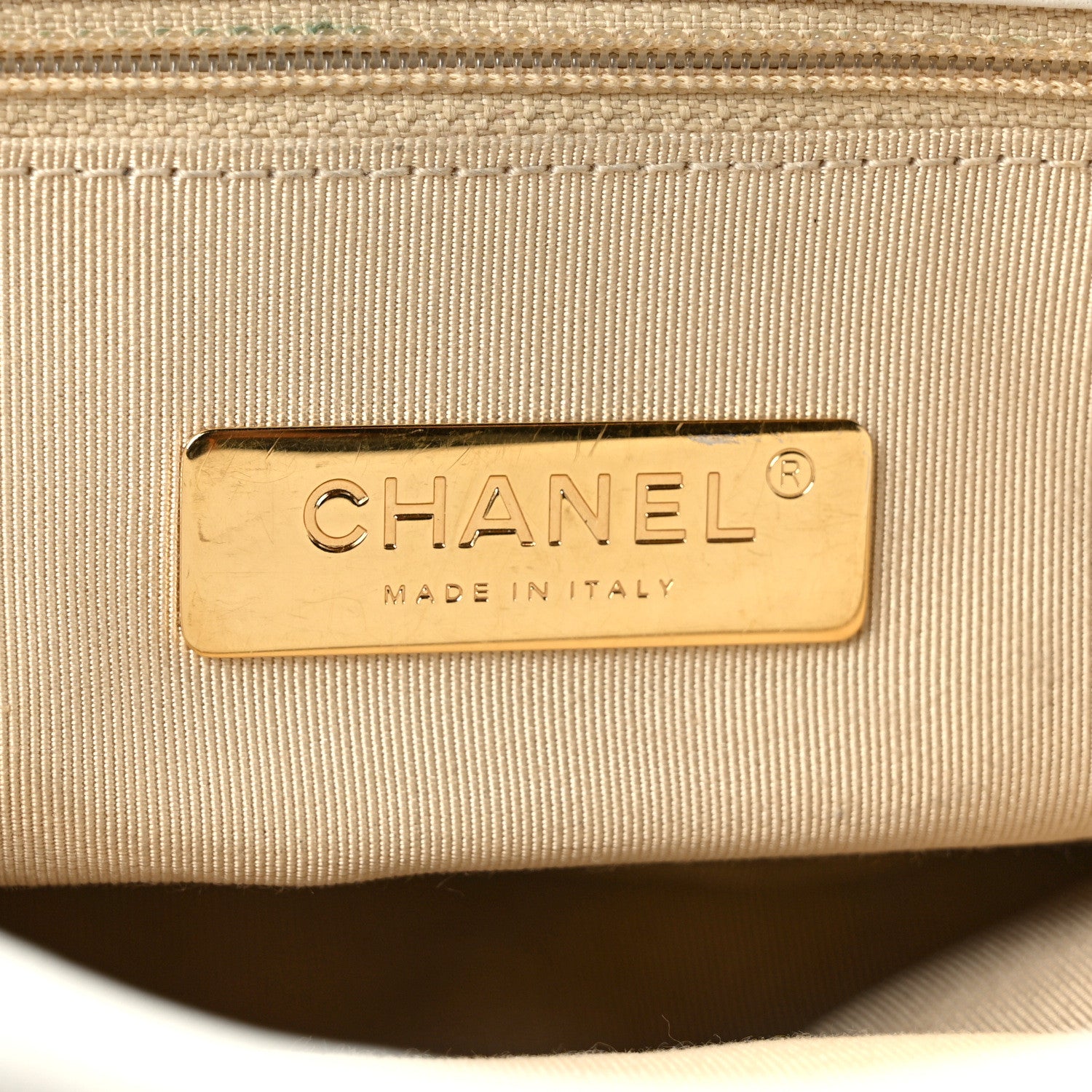 Chanel Lambskin Quilted Large Chanel 19 Flap White 6 of 12
