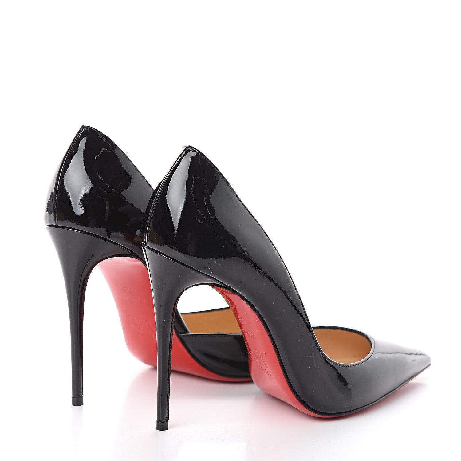 Christian Louboutin Patent Iriza 100 Pumps 39 Black 4 of 7
