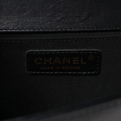 Chanel Lambskin Quilted Medium Boy Flap Black 6 of 10