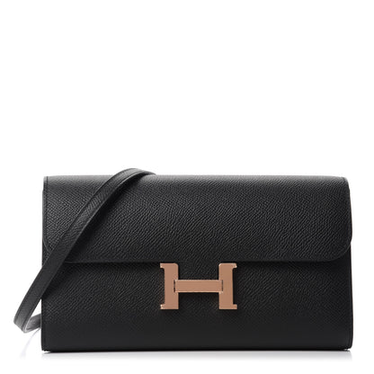 Hermes Epsom Constance Wallet To Go Black 1 of 11