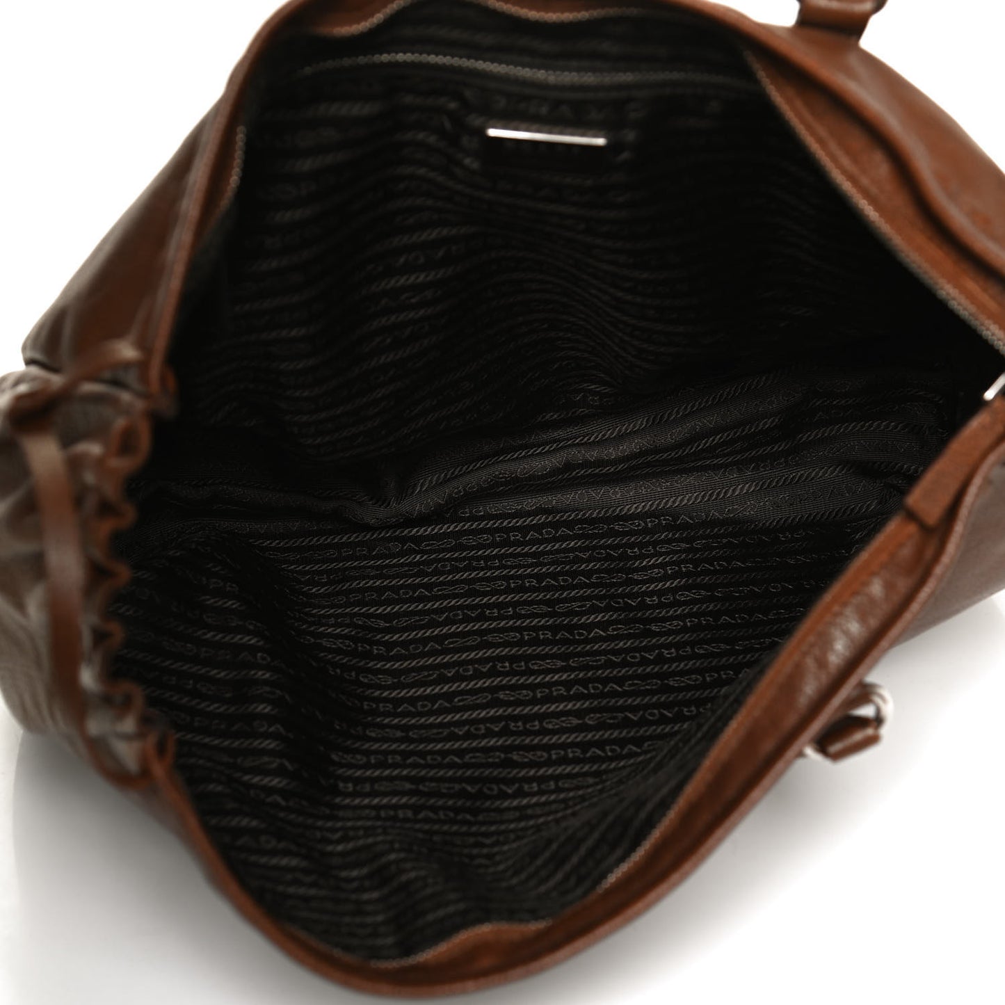 Vitello Daino Top Handle Tote Brown