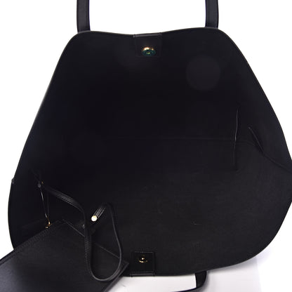 Saint Laurent Calfskin Large Shopping Tote Black 6 of 10