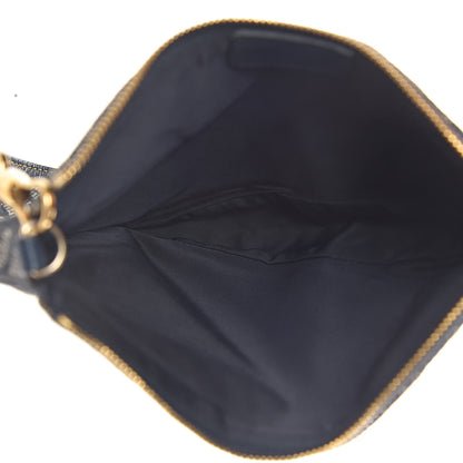 Christian Dior Monogram Mini Saddle Pochette Navy 5 of 10