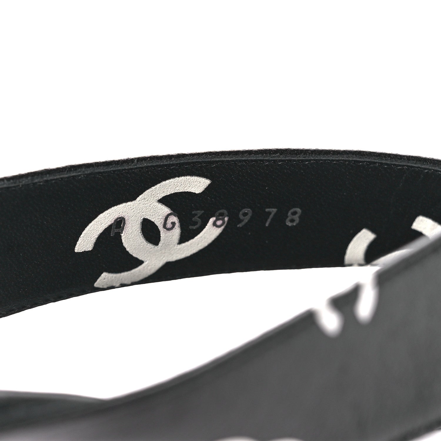 Chanel Printed Lambskin Coco Beach Thong Sandals 41 Black White 8 of 9