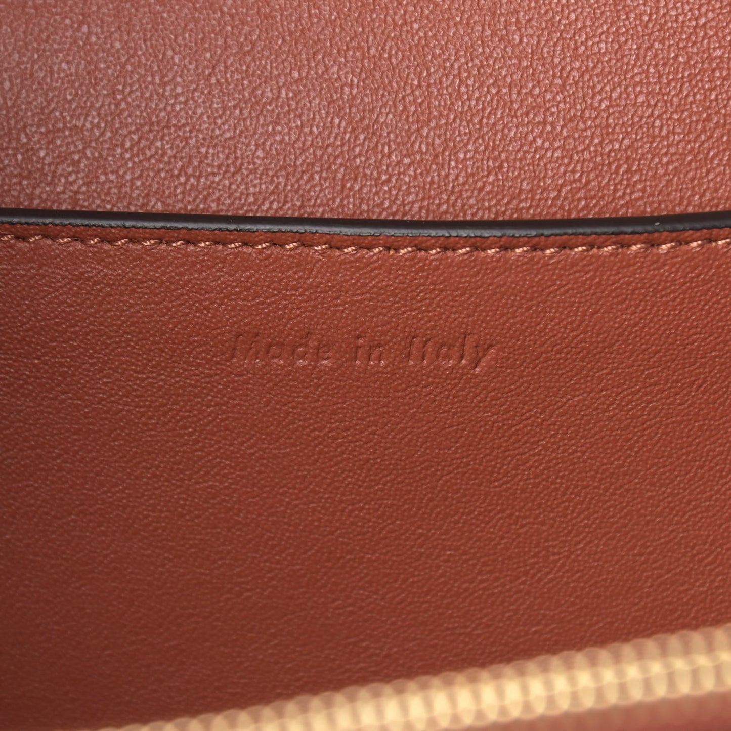 Shiny Smooth Calfskin Medium Frame Shoulder Bag Maple Frost