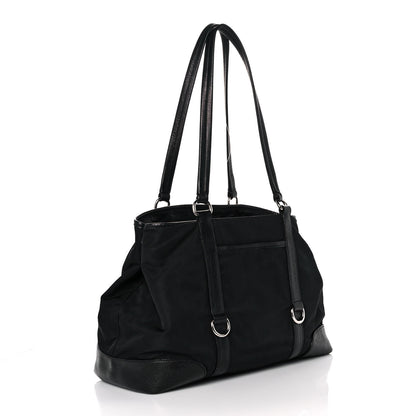 Prada Tessuto Nylon Soft Calf Tote Black 2 of 7