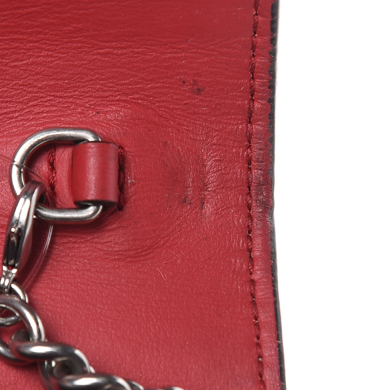 Gucci GG Supreme Monogram Mini Dionysus Chain Wallet Beige Vulcanic Red 12 of 12