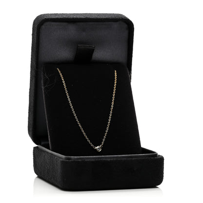 Tiffany 18K Yellow Gold Diamond .05ct Elsa Peretti Diamonds by the Yard Pendant Necklace 5 of 5