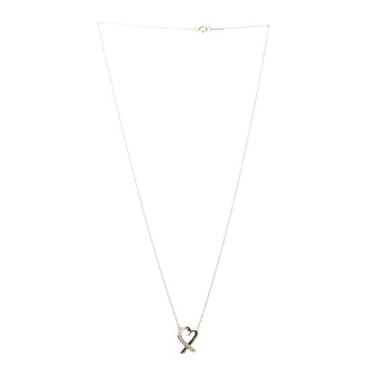 Tiffany 18K Yellow Gold Diamond Small Paloma Picasso Loving Heart Pendant Necklace 3 of 6