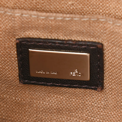 Fendi Zucca Nappa Nuvolata Vitello Tortuga Large Spy Hobo Tobacco Moro 5 of 8