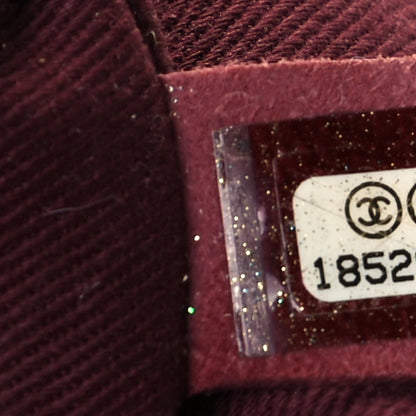 Chanel Iridescent Grained Calfskin Quilted Globe Trotter Vanity Case Black 7 of 12