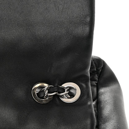 Chanel Lambskin Quilted Jumbo Coco Rain Flap Black 19 of 24