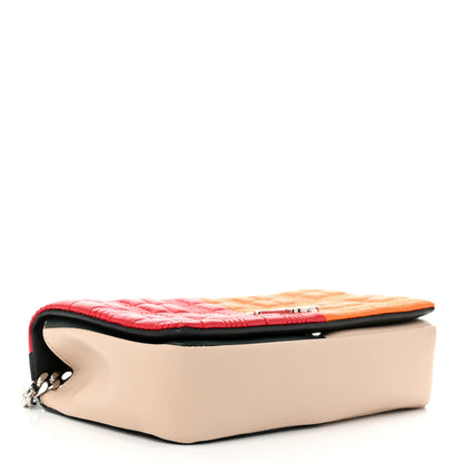 Burberry Lambskin Quilted Small Lola Bag Bright Red Orange 4 of 11