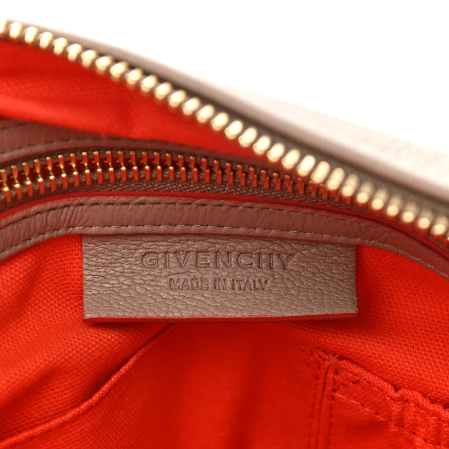 Givenchy Sugar Goatskin Large Tri-Color Pandora Taupe Black Orange 7 of 10
