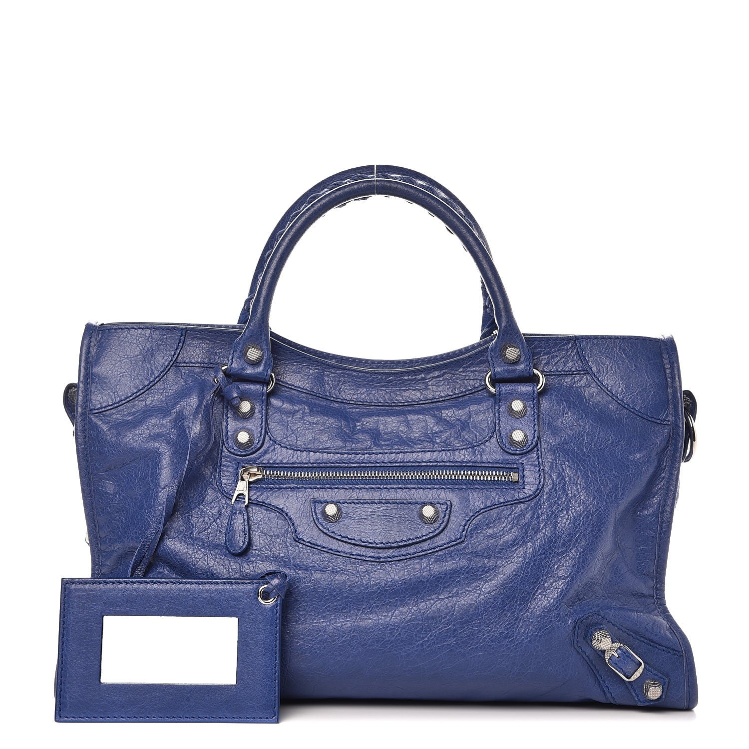 Balenciaga Agneau Giant 12 Silver Hardware City Bleut Bleu Glacier 1 of 8