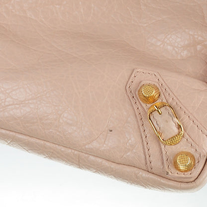 Balenciaga Agneau Giant 12 Gold Hardware Flat Crossbody Rose Aubepine 5 of 8