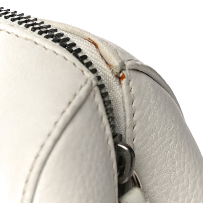 Christian Dior Grained Calfskin Street Chic Top Handle Bag White 34 of 35