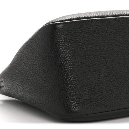 Prada Vitello Daino Soft Small Zippered Top Handle Bag Black 9 of 13