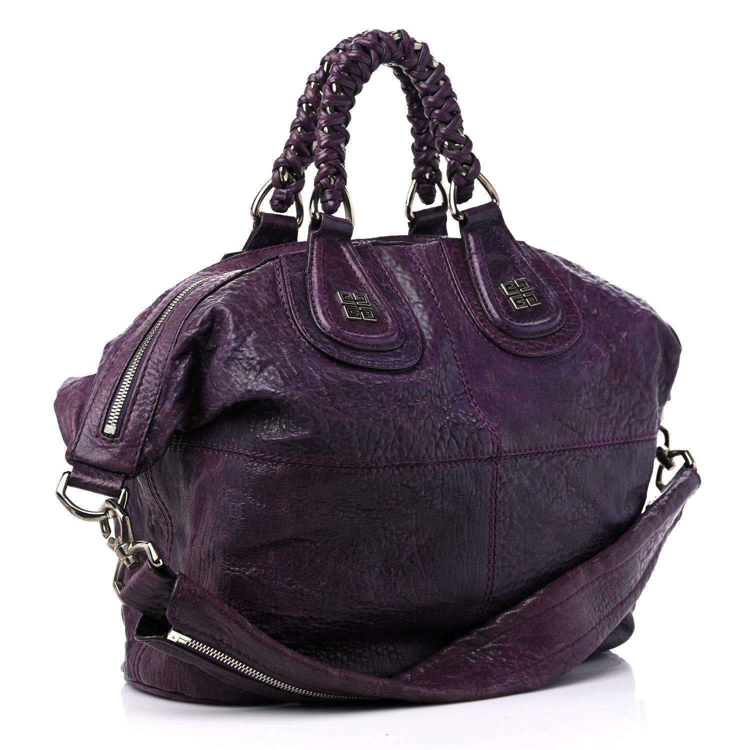 Givenchy Wrinkled Lambskin Medium Nightingale Purple 3 of 9
