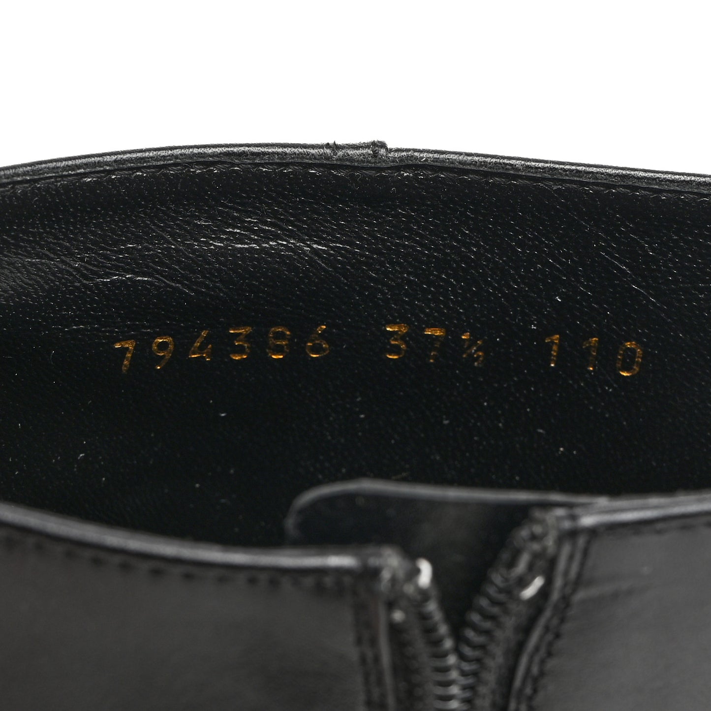 Calfskin Signoria Ankle Boots 37.5 Black