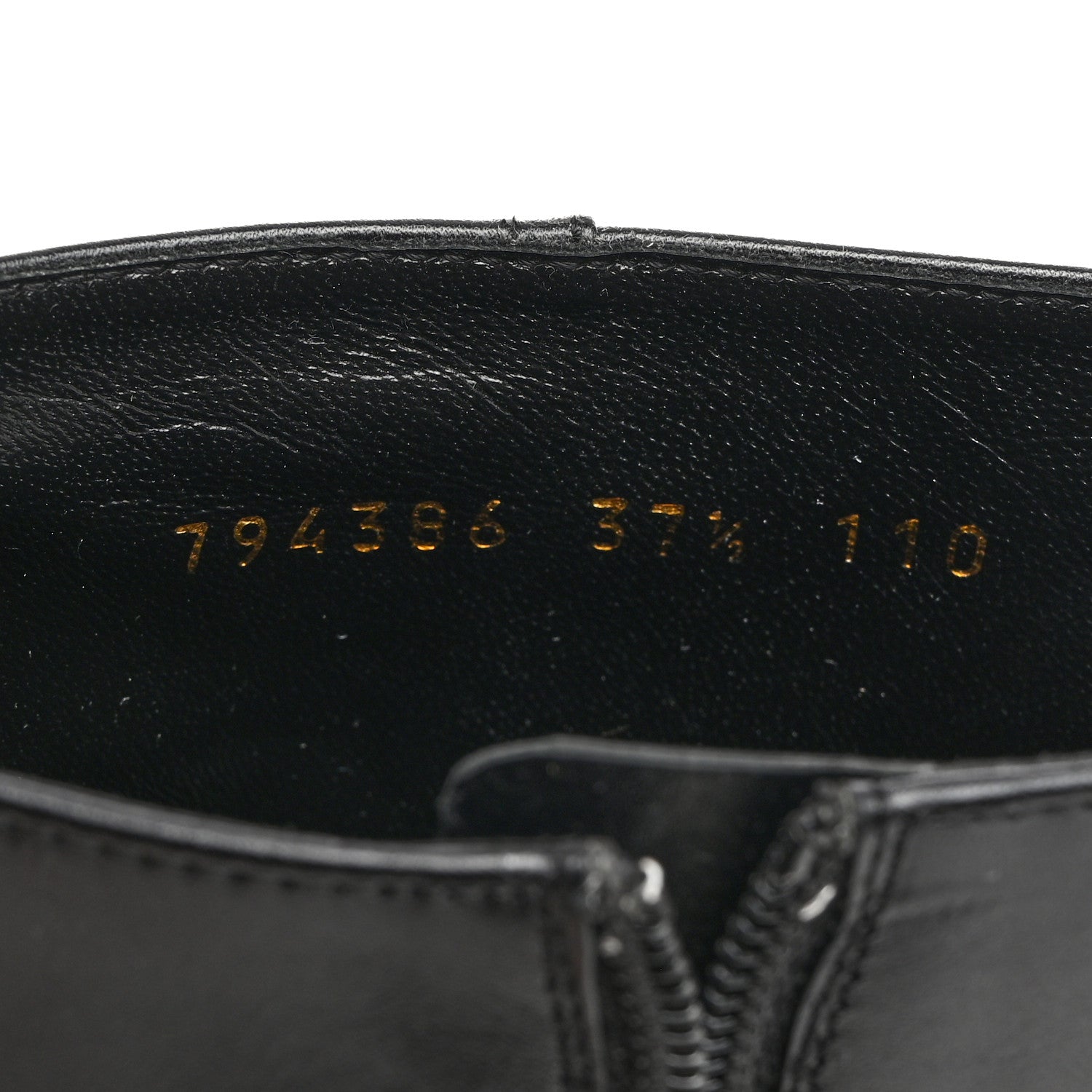 Gucci Calfskin Signoria Ankle Boots 37.5 Black 7 of 9