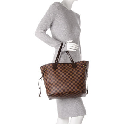 Louis Vuitton Damier Ebene Neverfull MM 2 of 9