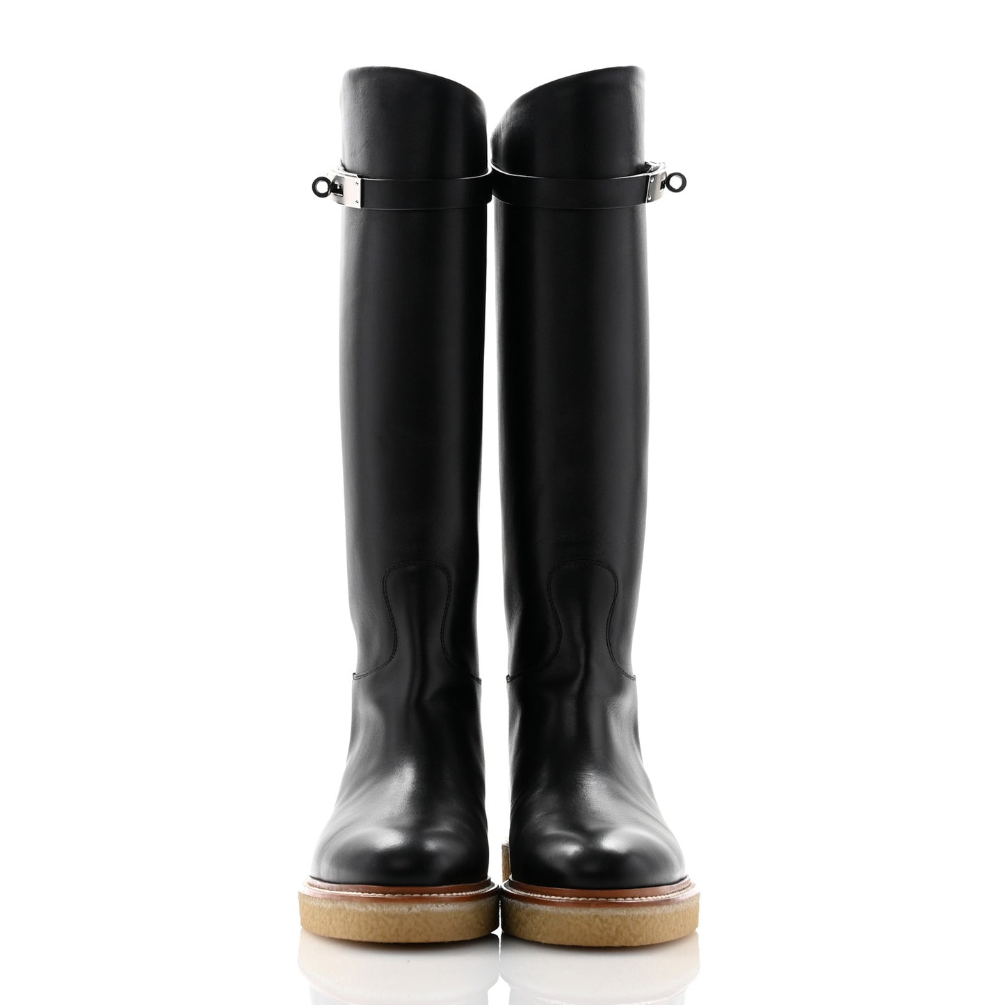 Calfskin Honey Boots 39.5 Black