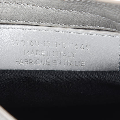 Balenciaga Chevre Silver Metallic Edge Hardware Mini City Gris Glace 8 of 13