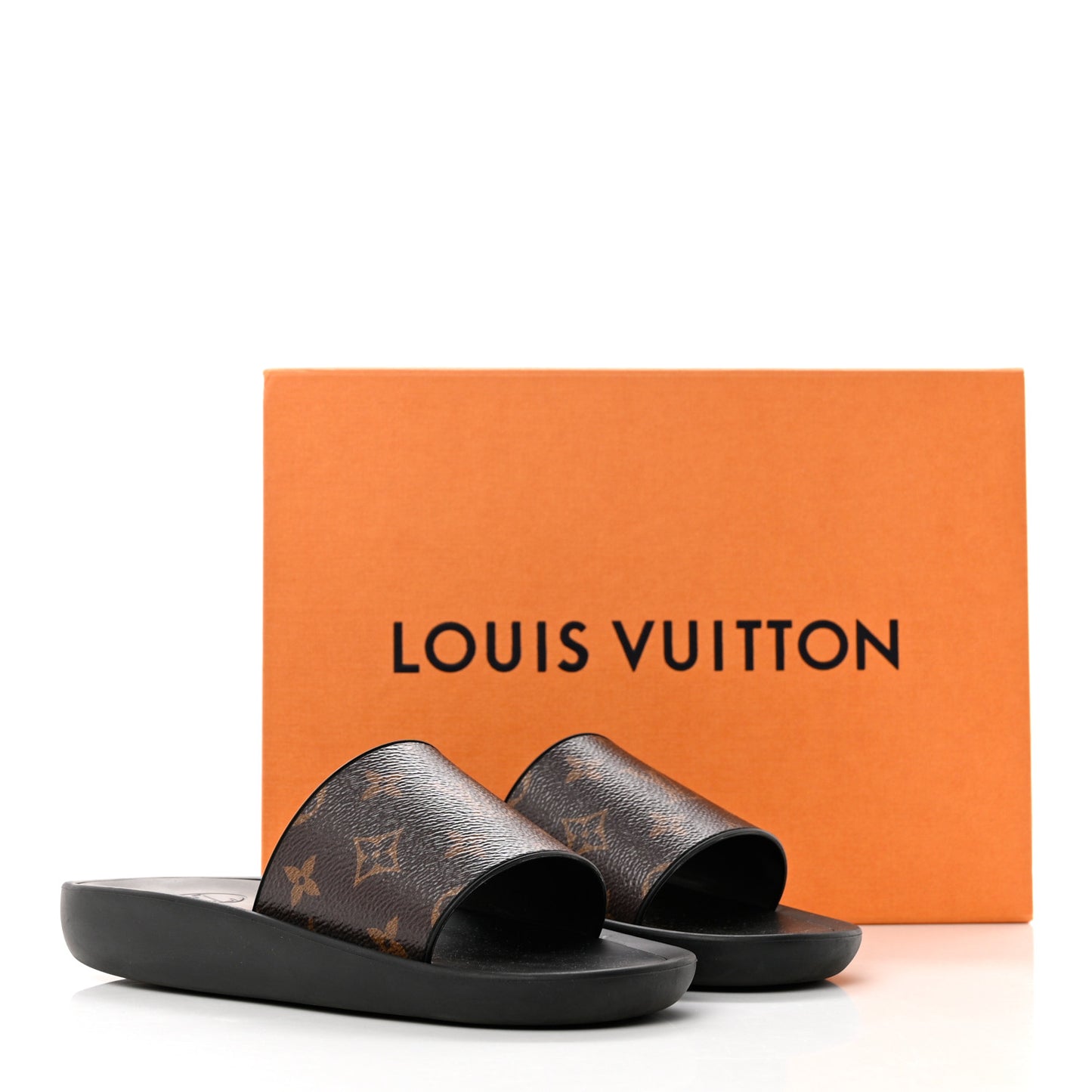 Monogram Sunbath Slide Sandals 36