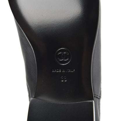 Chanel Calfskin Elastic Short Boots 38 Black 6 of 8