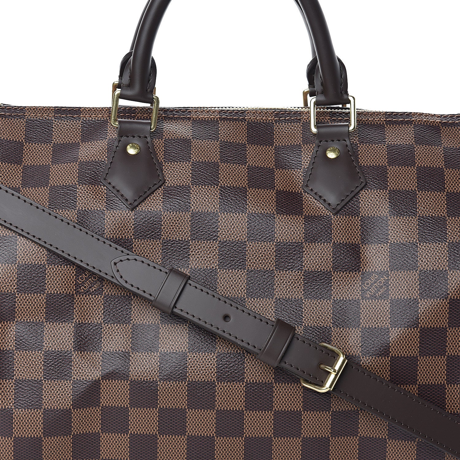 Louis Vuitton Damier Ebene Speedy Bandouliere 35 5 of 8